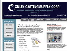 Tablet Screenshot of conleycasting.com